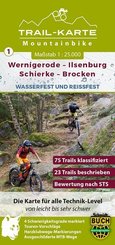 MTB Trail-Karte Wernigerode - Ilsenburg - Schierke - Brocken