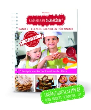 Kinderleichte Becherküche - Leckere Backideen für Kinder (Band 2), m. 1 Buch, m. 3 Beilage, 4 Teile