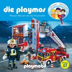 Die Playmos - Wasser Marsch bei der Feuerwehr, 1 Audio-CD