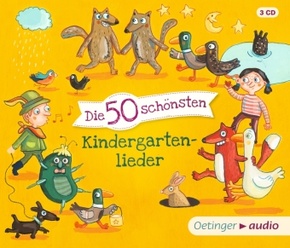 Die 50 schönsten Kindergartenlieder, 3 Audio-CD