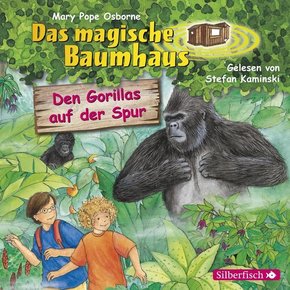 Den Gorillas auf der Spur (Das magische Baumhaus 24), 1 Audio-CD