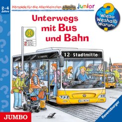 Unterwegs mit Bus und Bahn, 1 Audio-CD - Wieso? Weshalb? Warum?, Junior .63