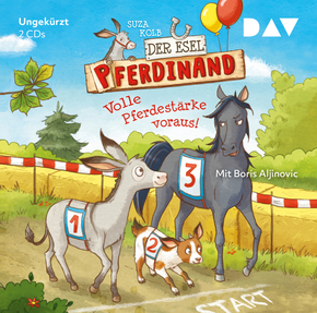Der Esel Pferdinand - Volle Pferdestärke voraus!, 2 Audio-CDs