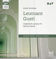 Leutnant Gustl, 1 Audio-CD, 1 MP3