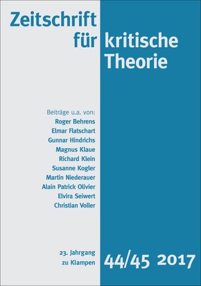 Zeitschrift für kritische Theorie / Zeitschrift für kritische Theorie, Heft 44/45 - H.44/45