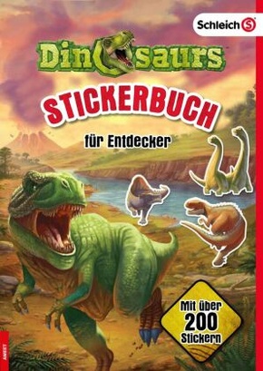 Schleich Dinosaurs - Dinosaurier Stickerbuch für Entdecker