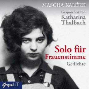 Solo für Frauenstimme. Gedichte, Audio-CD