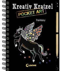 Kreativ-Kratzel Pocket Art - Fantasy