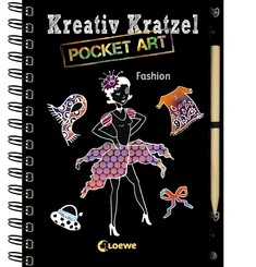Kreativ-Kratzel Pocket Art - Fashion