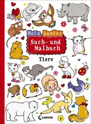Mein buntes Such- und Malbuch: Tiere