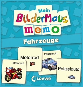 Mein Bildermaus-Memo - Fahrzeuge (Kinderspiel)