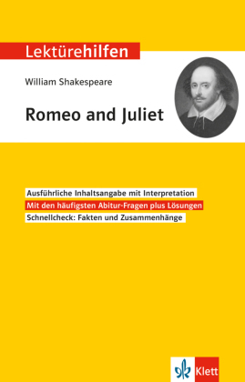 Klett Lektürehilfen William Shakespeare, Romeo und Juliet