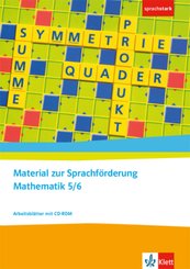 Material zur Sprachförderung Mathematik 5/6, m. 1 CD-ROM