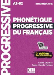 Phonétique progressive du Français, Niveau intermédiaire, 2e édition m. MP3-CD