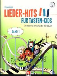 Lieder-Hits für Tasten-Kids, m. 1 Audio-CD - Bd.1