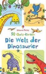 Die Welt der Dinosaurier (Kinderspiel, 50 Quiz-Karten)