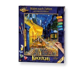 Meisterklasse Premium, Malen nach Zahlen - Nachtcafé