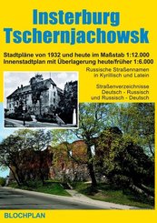 Stadtplan Insterburg / Tschernjachowsk