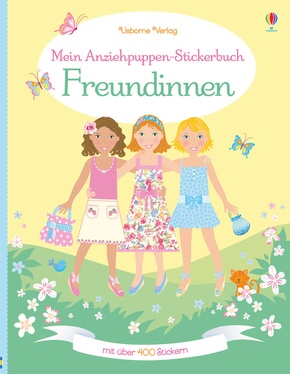 Mein Anziehpuppen-Stickerbuch: Freundinnen