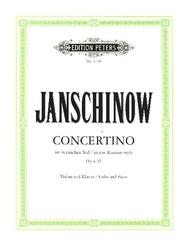 Concertino im russischen Stil op. 35 (Janschinow, Alexej 1871-1943)