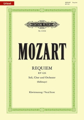 Requiem d-Moll KV 626 (Black), Klavierauszug