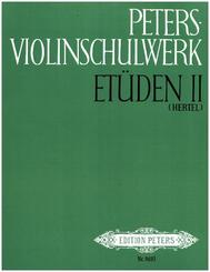 Peters-Violinschulwerk: Etüden - Bd.2