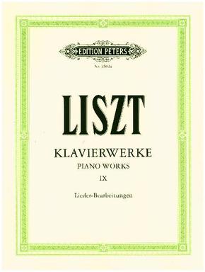 Klavierwerke, Band 9: Lieder-Bearbeitungen (verschiedene Komponisten)