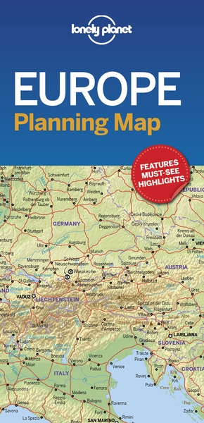 Lonely Planet Europe Planning Map