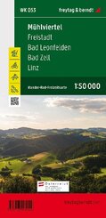 Freytag & Berndt Wander-, Rad- und Freizeitkarte Mühlviertel - Freistadt - Bad Leonfelden - Bad Zell - Linz, 1:50.000