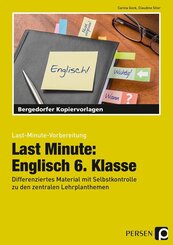 Last Minute: Englisch 6. Klasse, m. CD-ROM
