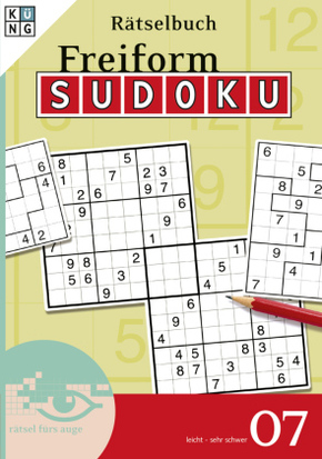 Freiform-Sudoku Rätselbuch - Bd.7