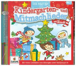 Die besten Kindergarten- und Mitmachlieder - Weihnachten, 1 Audio-CD - Vol.7