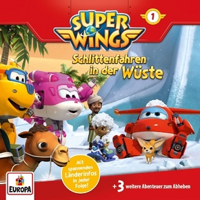 Super Wings - Schlittenfahren in der Wüste, 1 Audio-CD
