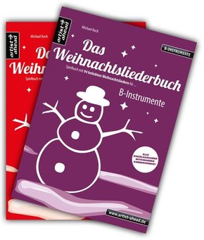 Das Weihnachtsliederbuch-Set (B-Instrumente + Klavierbegleitung), 2 Bde.