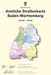 Amtliche Straßenkarte Baden-Württemberg