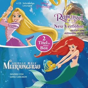 Arielle, die Meerjungfrau / Rapunzel - Neu verföhnt, 4 Audio-CDs