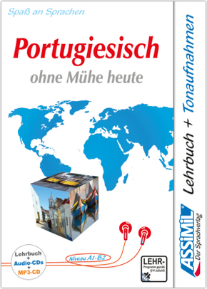 Assimil Portugiesisch ohne Mühe heute: Audio-Plus-Sprachkurs - Lehrbuch (Niveau A1-B2) + 4 Audio-CDs + 1 mp3-CD