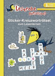 Leserabe, Rätselspaß - Sticker-Kreuzworträtsel zum Lesenlernen (3. Lesestufe)