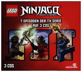 LEGO Ninjago Hörspielbox, 3 Audio-CDs - Box.4