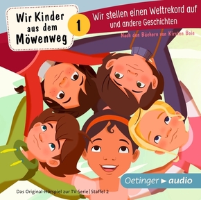 Wir Kinder aus dem Möwenweg 1. Wir stellen einen Weltrekord auf und andere Geschichten, 1 Audio-CD