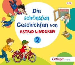 Die schönsten Geschichten von Astrid Lindgren 2, 3 Audio-CD - Tl.2