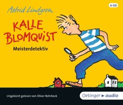 Kalle Blomquist 1. Meisterdetektiv, 4 Audio-CD