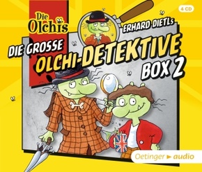Die große Olchi-Detektive-Box 2, 4 Audio-CD - Tl.2