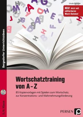 Wortschatztraining von A-Z, m. 1 CD-ROM