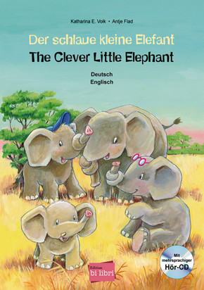 Der schlaue kleine Elefant, Deutsch/Englisch, m. Audio-CD
