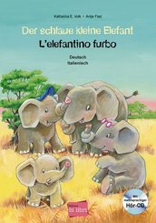Der schlaue kleine Elefant, Deutsch/Italienisch, m. Audio-CD