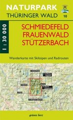 Wanderkarte Schmiedefeld/Frauenwald/Stützerbach