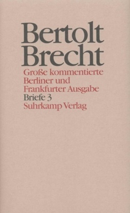 Werke, Große kommentierte Berliner und Frankfurter Ausgabe: Briefe - Tl.3