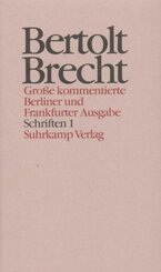 Werke, Große kommentierte Berliner und Frankfurter Ausgabe: Schriften - Tl.1