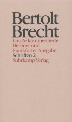 Werke, Große kommentierte Berliner und Frankfurter Ausgabe: Schriften, 2 Bde. - Tl.2